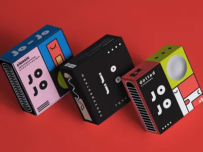 jojo condoms brand design brand identity cinema4d condoms render