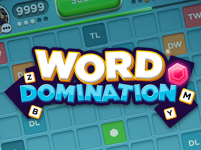 WordDomination I Logo Design logo design mobile game