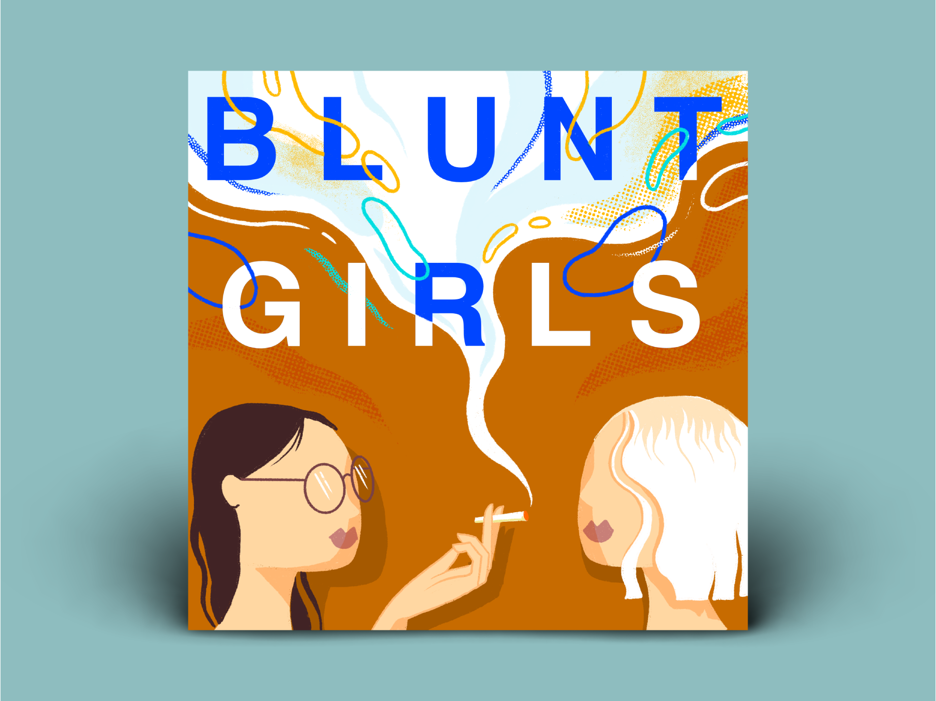 Example of BLUNT GIRLS Podcast Cover