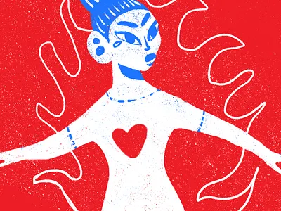 women in white illustration istandwithbelarus protest жывебеларусь