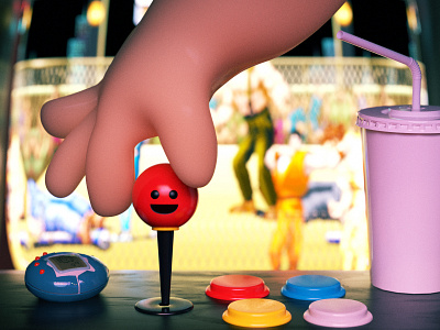 Arcade arcade c4d character cinema 4d final fight gaming illustration redshift retro