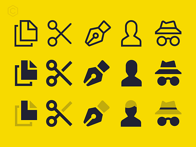 Core UI Duotone - Icons Set Update coreui duo duo tone icon icons icons set tone ui yellow