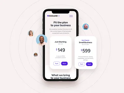 Online MD website Mobile duall medical minimalistic mobile ui uiux web design website