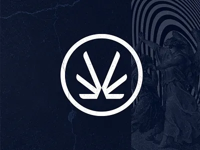 Wrestling with the Angels angel blue branding design flat grunge grunge texture icon illustrator logo texture vector wings wings logo