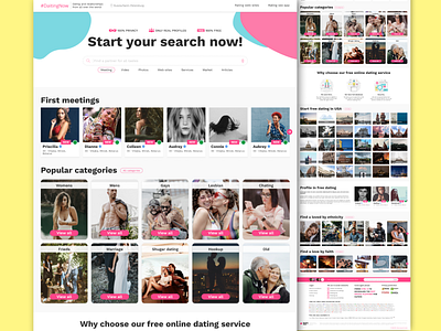 Dating site dating responsive responsive web design responsive website responsive website design ui ui design uiux ux uxdesign web web design webdesign website website design