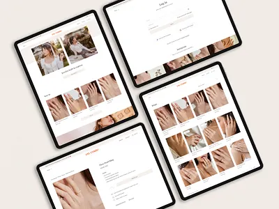 WE'RE LIVE | E-commerce jewelry website 🎉 branding branding design code snippet ecommerce feminine design live prototype live website logo design logotype packaging pink orange design product card shopify website ui ux design web design web design and development web designer web dev web development web development services