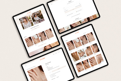 WE'RE LIVE | E-commerce jewelry website 🎉 branding branding design code snippet ecommerce feminine design live prototype live website logo design logotype packaging pink orange design product card shopify website ui ux design web design web design and development web designer web dev web development web development services