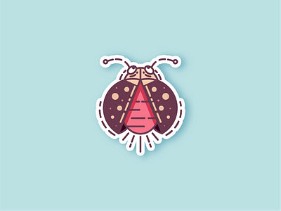 Insects flat illustration