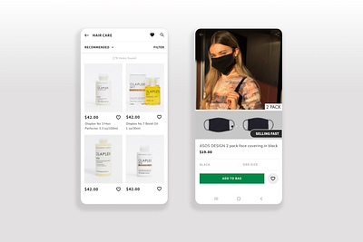 Asos Product Listing app asos ecommerce mobile product list