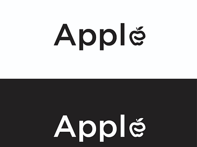 APPLE TYPOGRAPHY DESIGN