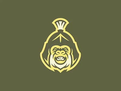 Great Ape Icon centurion character design gorilla great ape icon illustration logo design mascot roman empire
