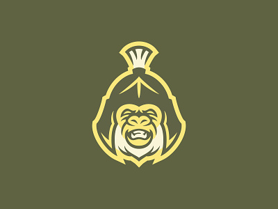 Great Ape Icon centurion character design gorilla great ape icon illustration logo design mascot roman empire