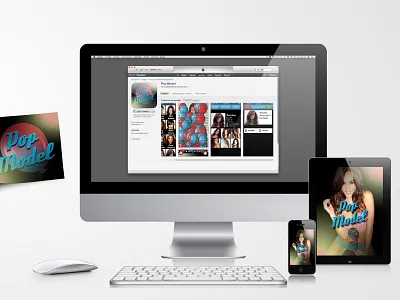 Pop Model App app design icon design pictogram
