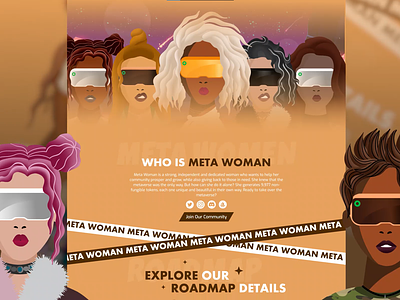 Meta Women NFT Collectibles best nft website best nft website design best nft website designer design erc721 nft nft development company nft minting
