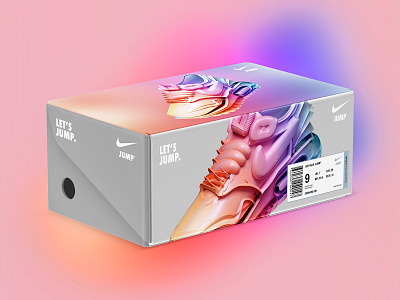 Nike X MBSJQ | Let's Jump 3d 3d animation art c4d cinema 4d cinema4d fashion gradient nike nike air nike shoes nikeairmax octane packaging