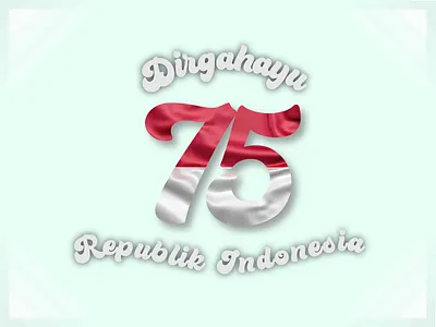 75th Independence Day 🇮🇩 Design animation app art branding design illustration logo vector
