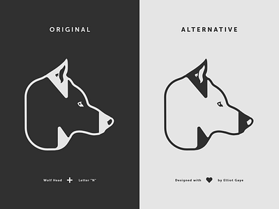 DailyUI #052 - Logo Design adobe illustrator adobe xd black and white brand design branding branding design daily 100 challenge daily ui dailyui illustration logo logo design logos modern design monochromatic type logo typography ui wolf wolf logo