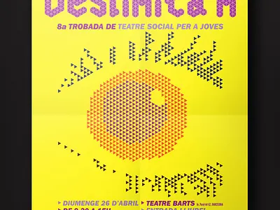VIII Deslimita'm Festival Identity. art direction banner design broucher event branding poster theatre typography vector illustration
