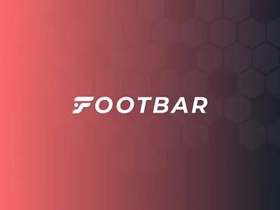 Footbar brand identity branding branding design design digital design f logo football football tech footbar logo logo design logodesign logotype logotypes sports sportstech ui