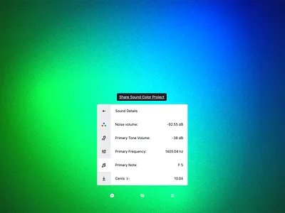 Sound Color Project app art color music sound tech