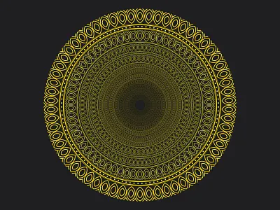 Eye Catching Mandala Design adobe illustrator creative design eye catching graphicdesign illustration mandala mandala art patterns patterns brush