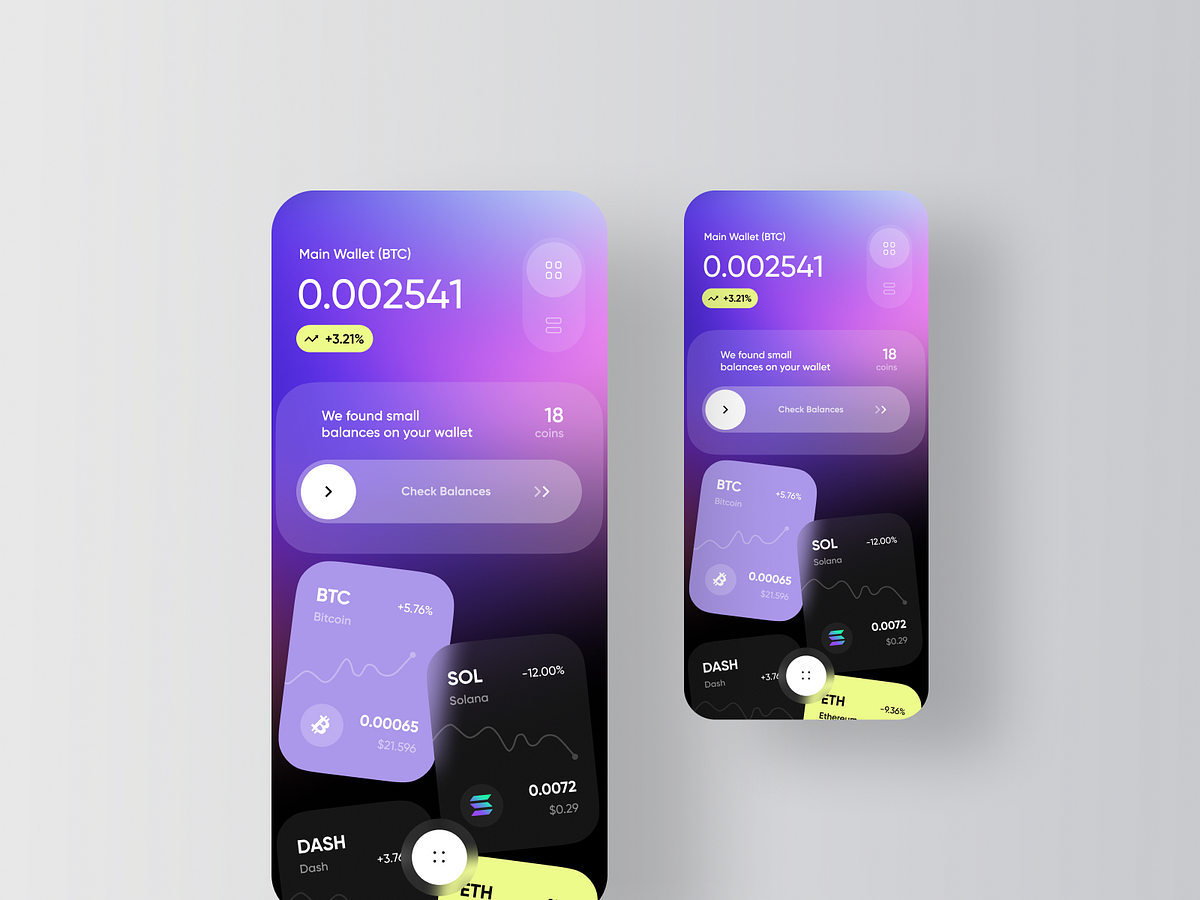 Coin - Financial Wallet Mobile App by RD UX/UI for RonDesignLab on Dribbble