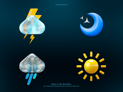 How is the weather (Mini Icon Pack) 3d 3d icons david ofiare free asset free icon set icon pack nigeria ui icons uk united states weather