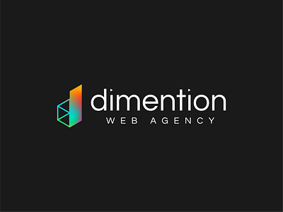 dimention agency animation button colorful d geometric letter monogram motion play technology triangle web