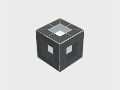 Robotro 3d abstract animation concept cube minimal motion graphics sci fi