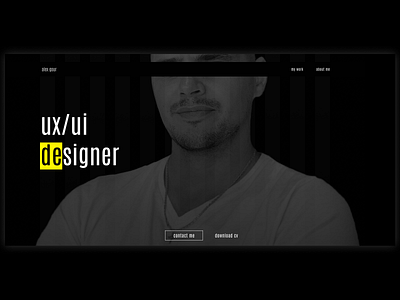 portfolio page ux/ui designer alex.gour animation dailyui illustration logo minimal portfolio typography ui ux vector web