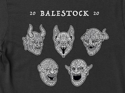 Balestock 2020 (Part two) Tee. bale blackandwhite demons devil everpress ocks tee