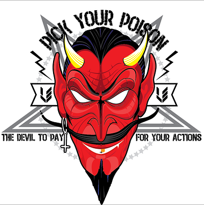 The Devil to pay action poison vector