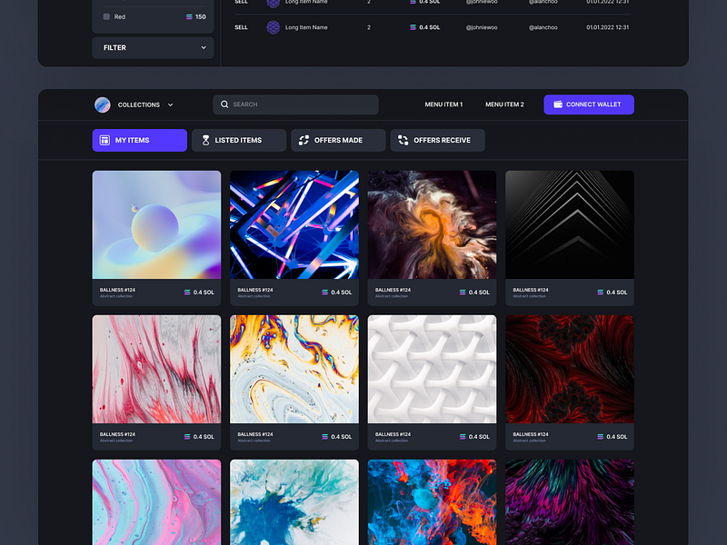 NFT platform design marketplace nft nft marketplace ui ui designer uiux