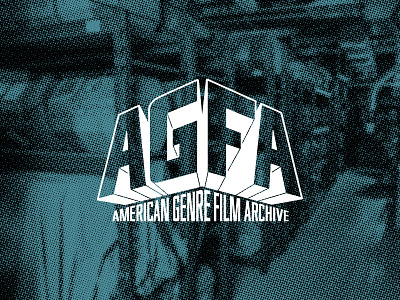 American Genre Film Archive (AGFA) Logo 2012 alamo drafthouse branding logo movies typography vector