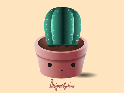 Cactus🌵 adobe illustrator adobe photoshop design illustration illustrator minimal vector