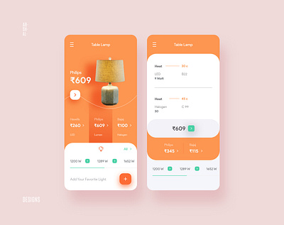 E-Commerce App UI Design Concept for Light adobe adobe xd bed bike car design home house illustration illustrator interior lamp light room ui ui design uidesign uiux ux website