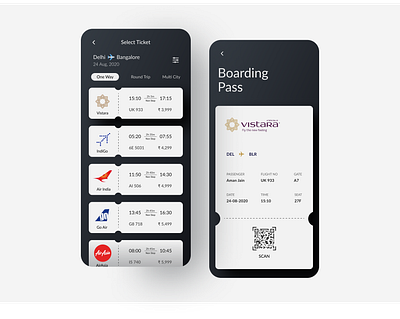 Flight Booking App app app design app ui app ui ux appui boarding pass booking flight flight app flight booking flight search mobile ui ticket travel travel app ui uidesign uiux uiuxdesign ux