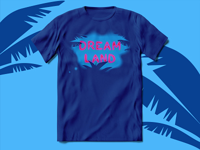 Dreamland – Glass Animals adobe illustrator bright colors dribbbleweeklywarmup gradients handlettering illustration t shirt design typography vector