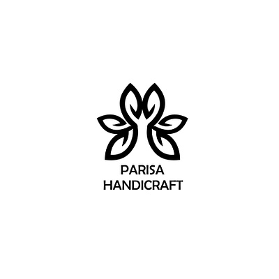 Handicraft branding design illustration jewelry leaf logo minimal