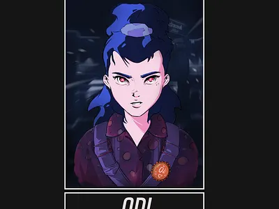 ODI | ELEVEN anime art cartoon character characterdesign design design art illustration illustration art sixfanarts strangerthings