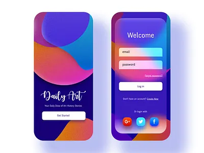 Day 24 of 30 - Login Screen app appdesign design interface login login design login form login page login screen ui
