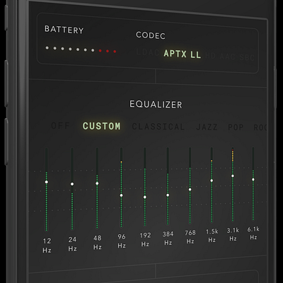 Weekend playground: digital-analog audio converter app audio audiophile design ios product design skeuomorph app skeuomorphic skeuomorphism ui visual design