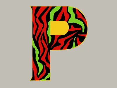 Letter A Day - P a tribe called quest branding design illustration logo typography