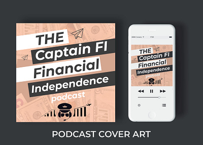 Flat and Minimal Podcast Cover Art Album Cover Design business business flyer corporate design dribbble flat flyer design graphic design logo minimal podcast art
