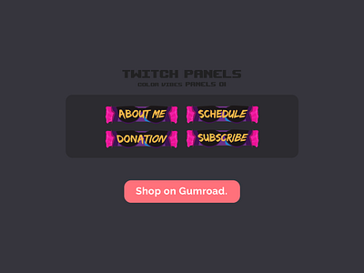 Positive KDA League Colorful Twitch Panels acnh twitch design animalcrossing design branding for streamers cute blossom badges cute twitch badges cute twitch design cute twitch designs design for streamers epic stream packages esports twitch designs evil twitch overlay friends stream package spirit blossom legends