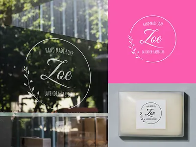 zoe design graphicdesign logo logodesign logotype soap typography
