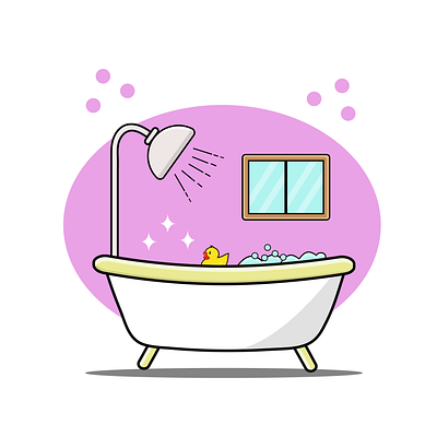 bath illustration