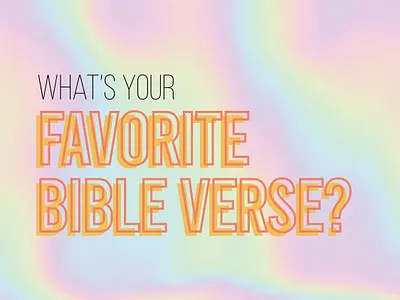 favorite bible verse - client work branding color theory design illustration social media social media design type type design typeface typography website