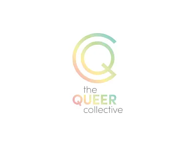 The Queer Collective Logo branding collective design lgbt lgbtq lgbtqia logo logo design logodesign queer queer art rainbow