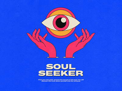 Soul Seeker eye hands illustration seeker soul study watching